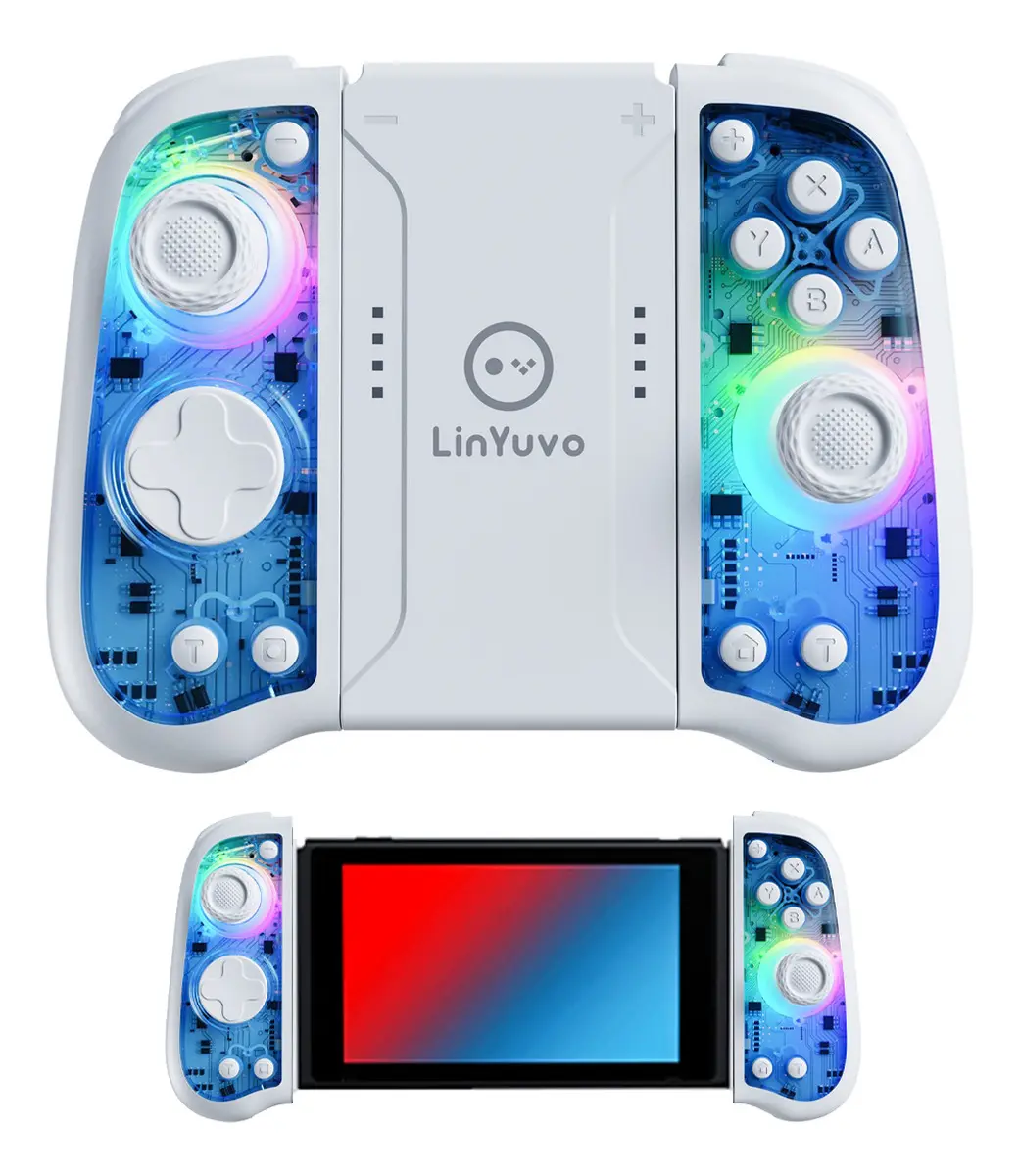 Controlador inalámbrico Ks51 para Nintendo Switch con Hall Rocker - Color azul