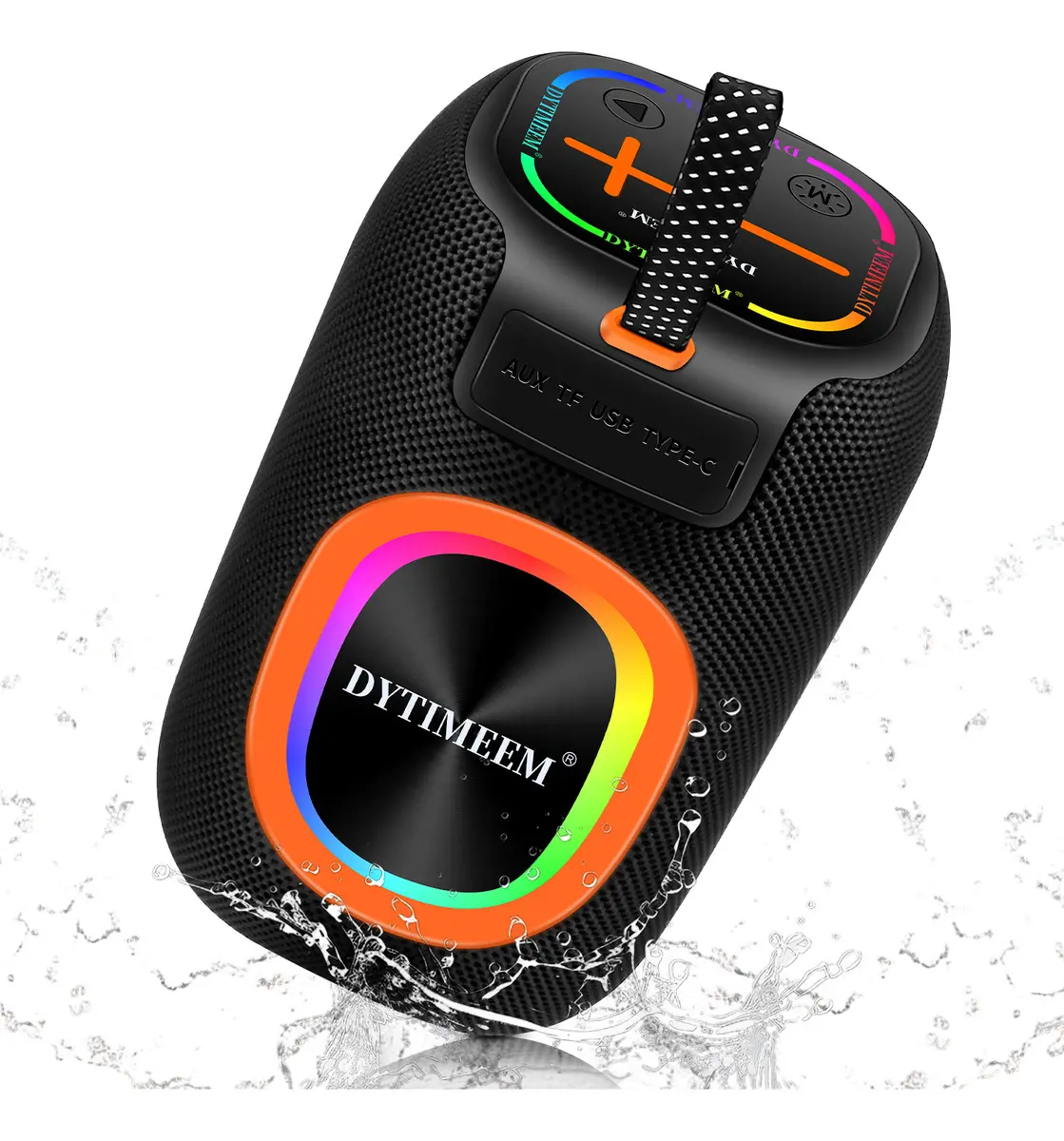 Bocina Portátil Bluetooth 5.3 Dytimeem D9006 IPX6 con Luces RGB y 20W RMS