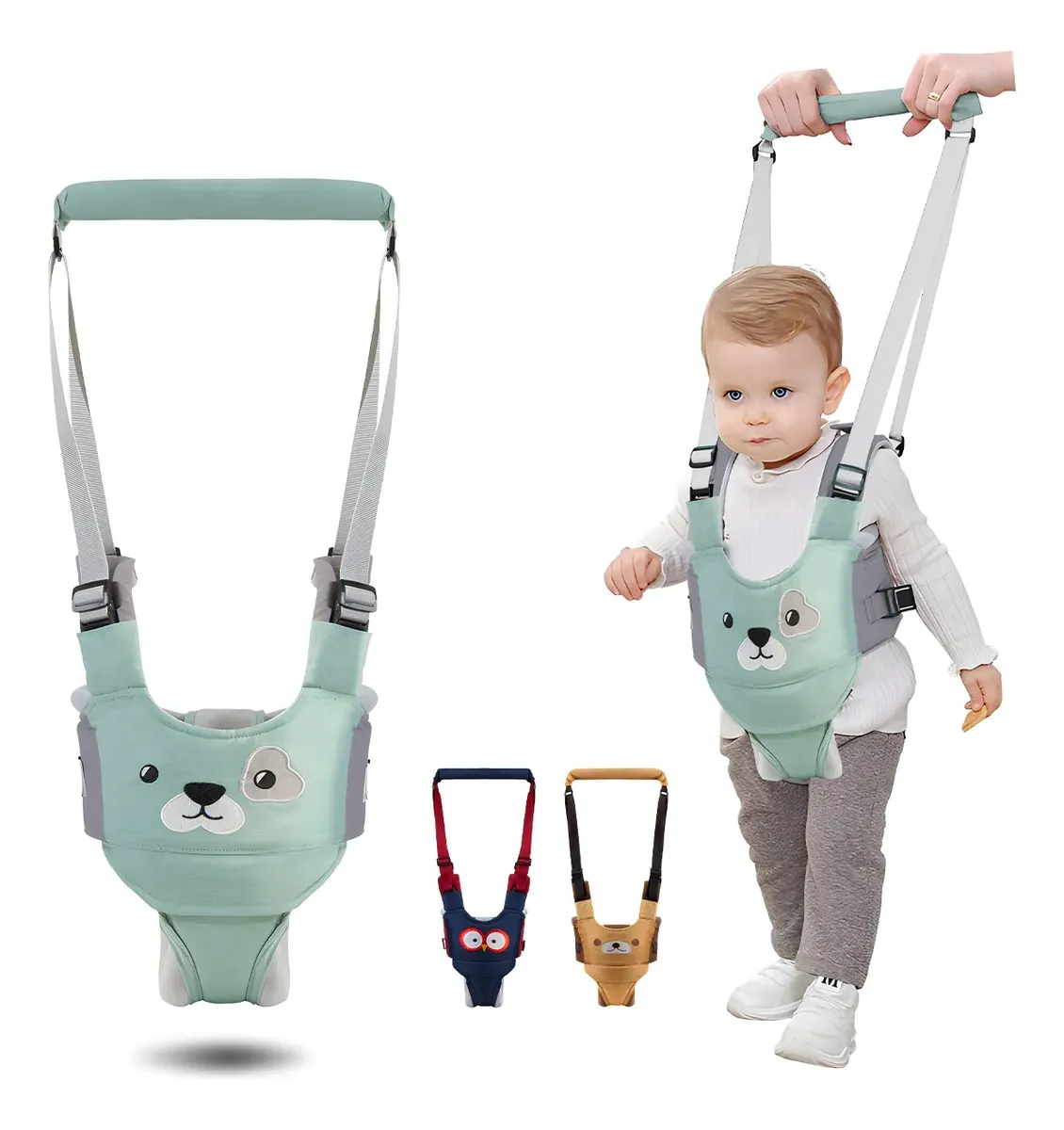 Arnés Caminador Ajustable Para Bebés de Algodón
