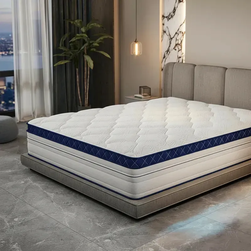 Colchón Dreamfit ErgoPrime Matrimonial Ortopédico con Memory Foam y Resortes Pocket de 26 cm