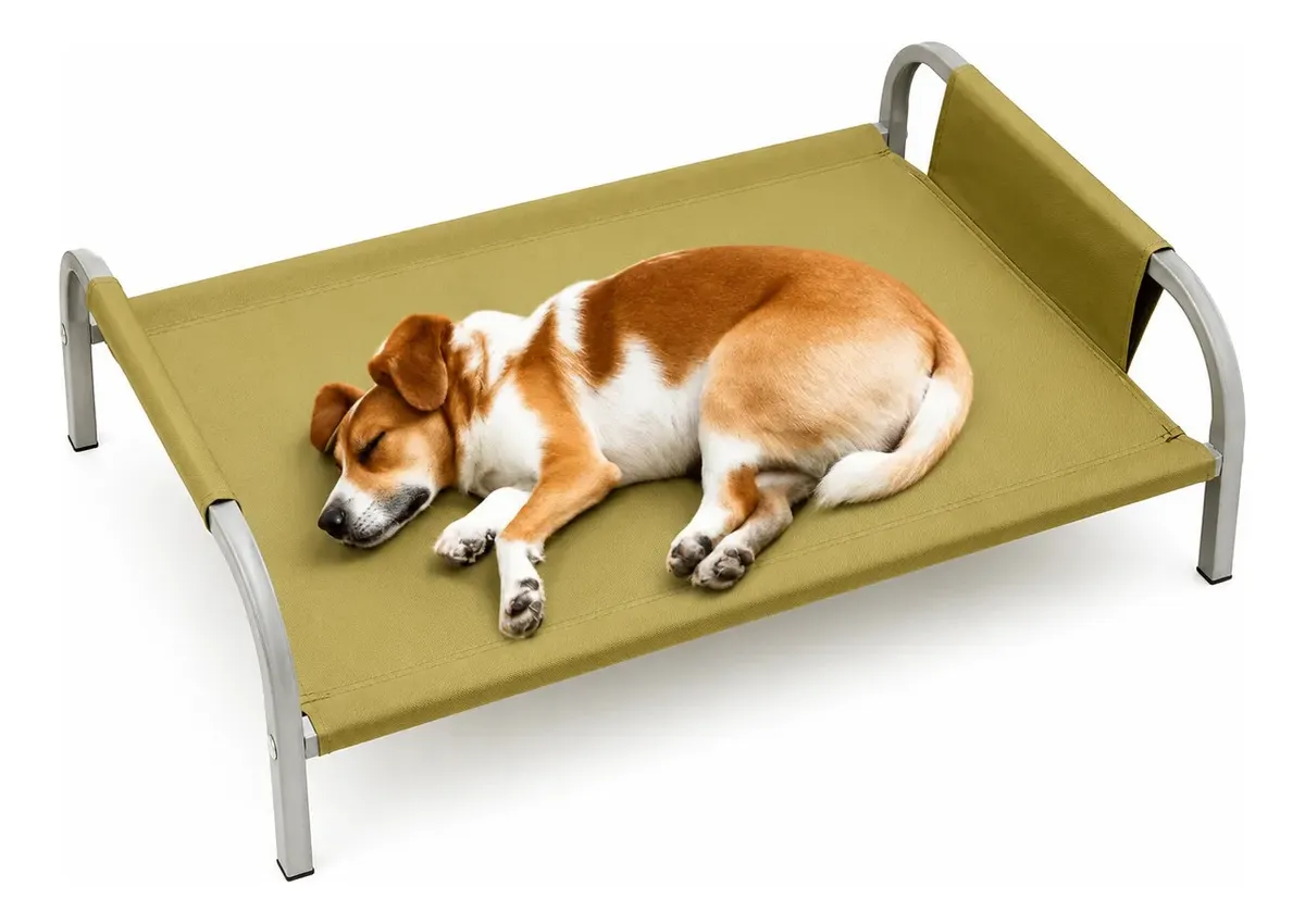 Cama Elevada Para Mascotas, Transpirable Y Antihumedad 50 Cm