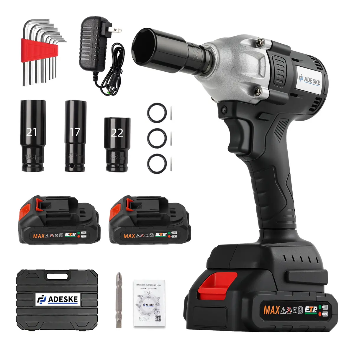Llave De Impacto Inalambrico Taladro Recargable Kit Pistola Taladro Inalambrico Taladro De Impacto Motor Led Taladro Electrico Taladros De Velocidad Variable Taladro Destornillador Inalambrico