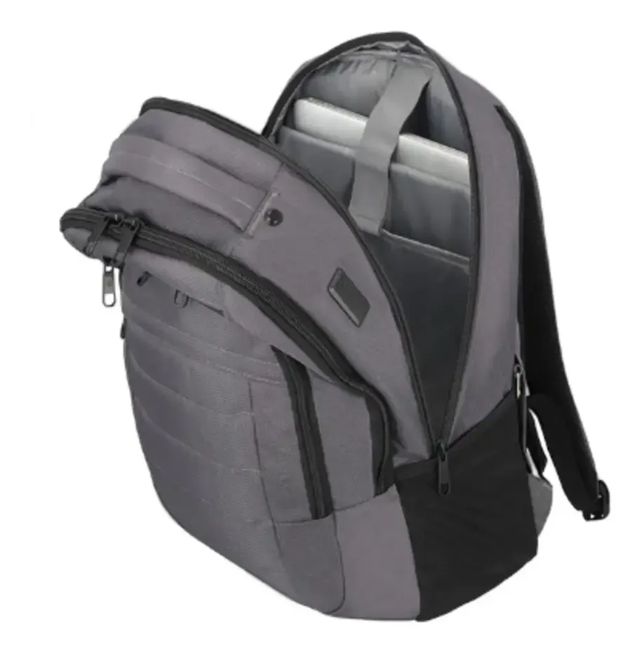 Samsonite - Mochila Titan Lap-top Con Usb Color Gris Diseño De La Tela Liso