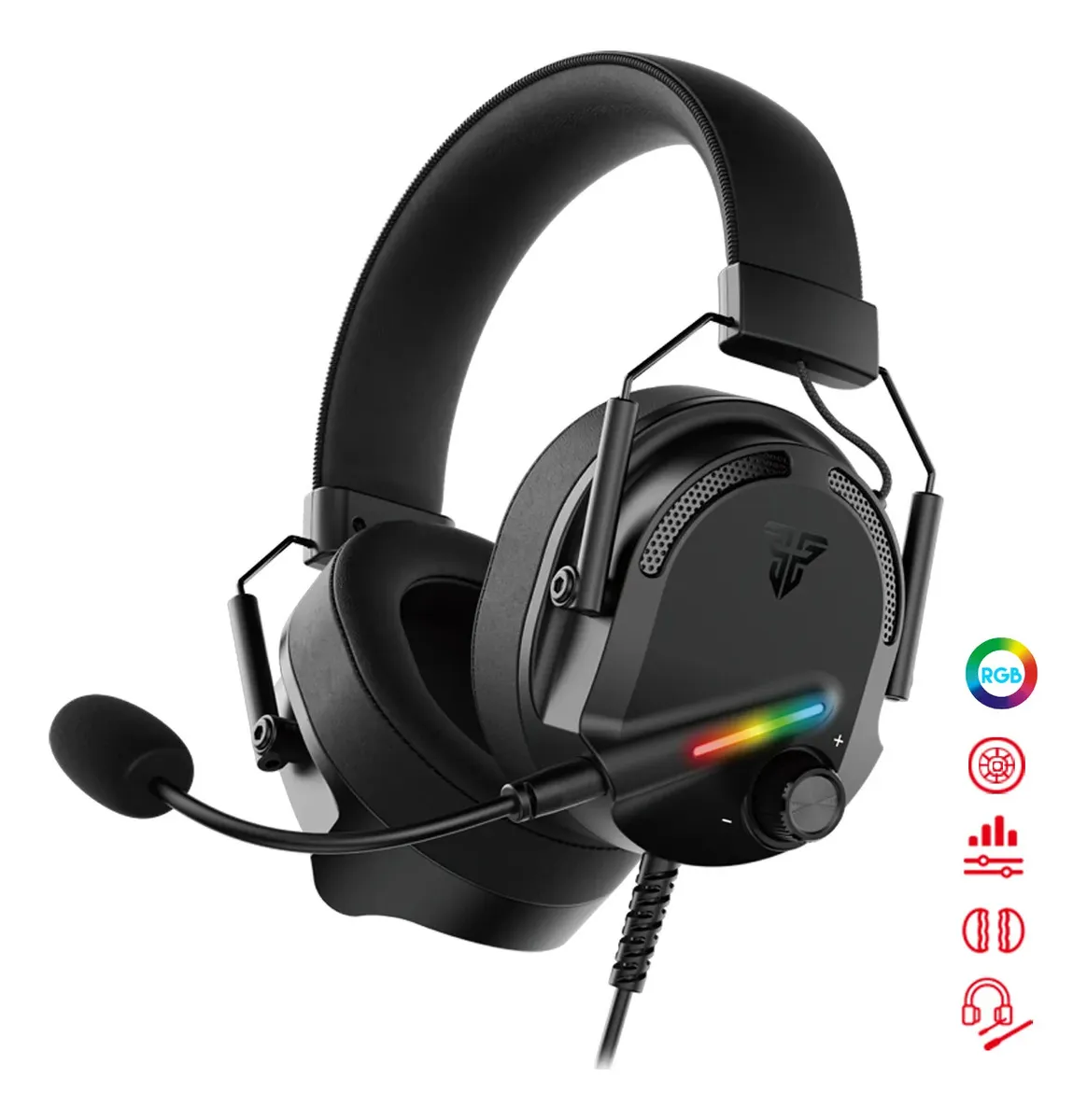 Headset Gamer Fantech Alto HG26 con Micrófono y Sonido Envolvente 7.1