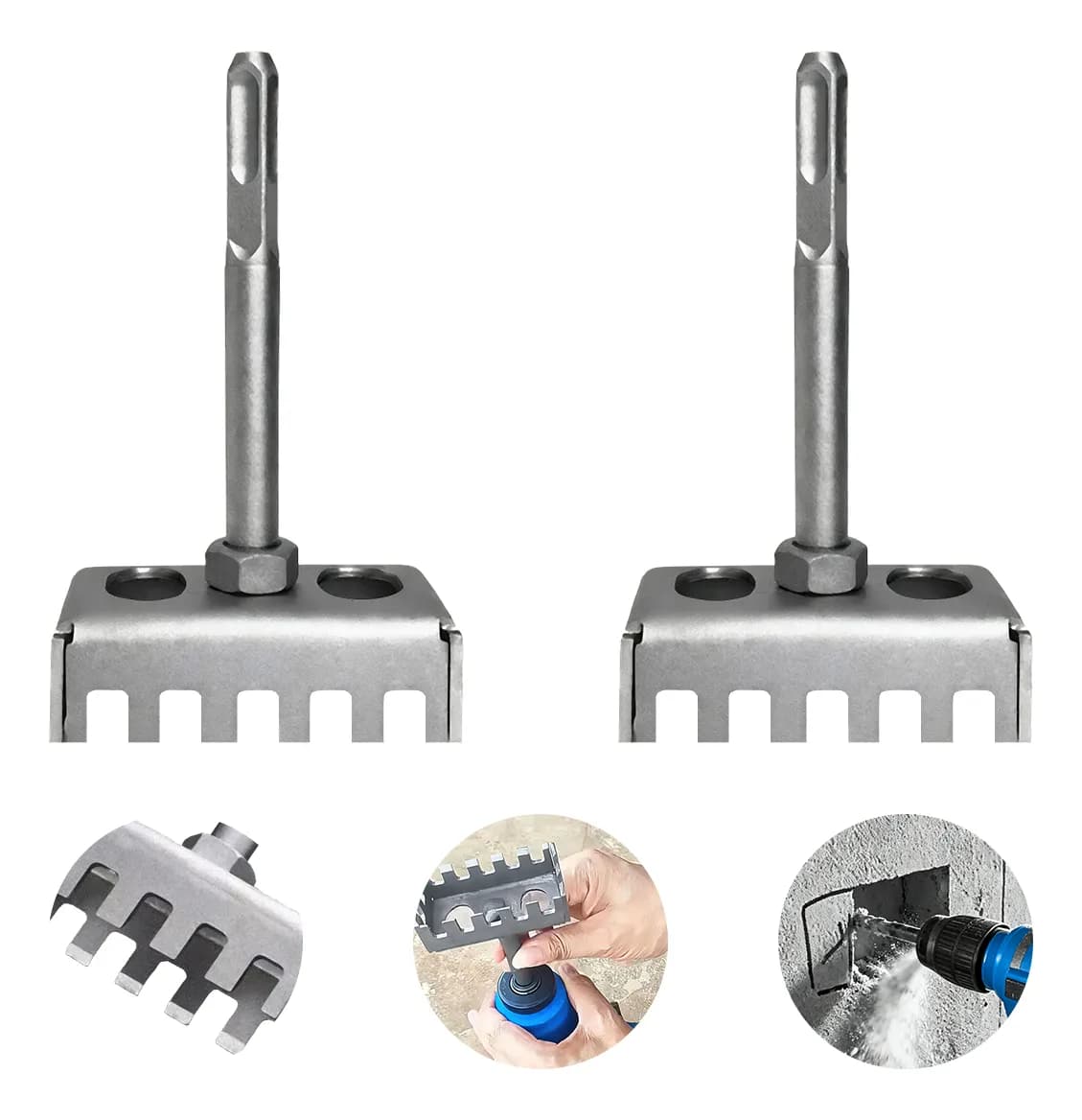 2 Cortador De Agujeros Para Caja Eléctrica Cortador Ranuras