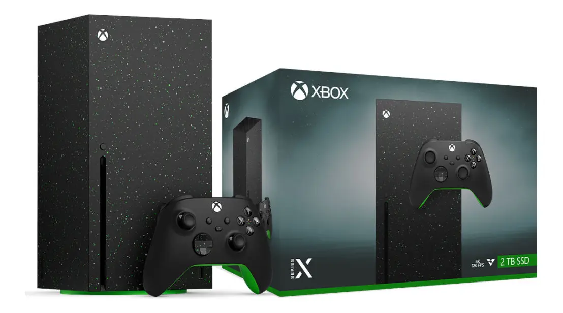 Consola Xbox Series X Edición Especial Galaxy Black 2tb Ssd Negro