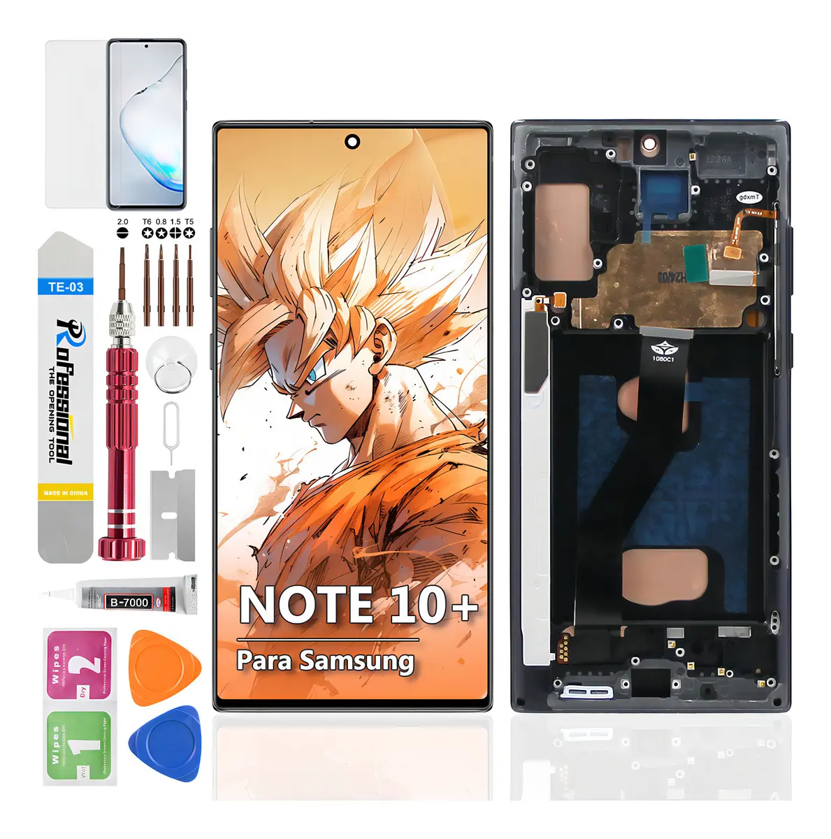 Okbichi Incell Pantalla Para Samsung Galaxy Note 10 Plus Con Marco
