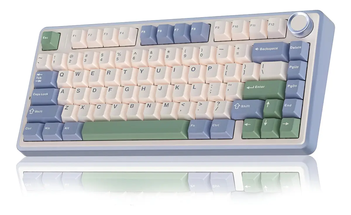Aula F75 Teclado Mecánico Inalámbrico Para Gaming En Español