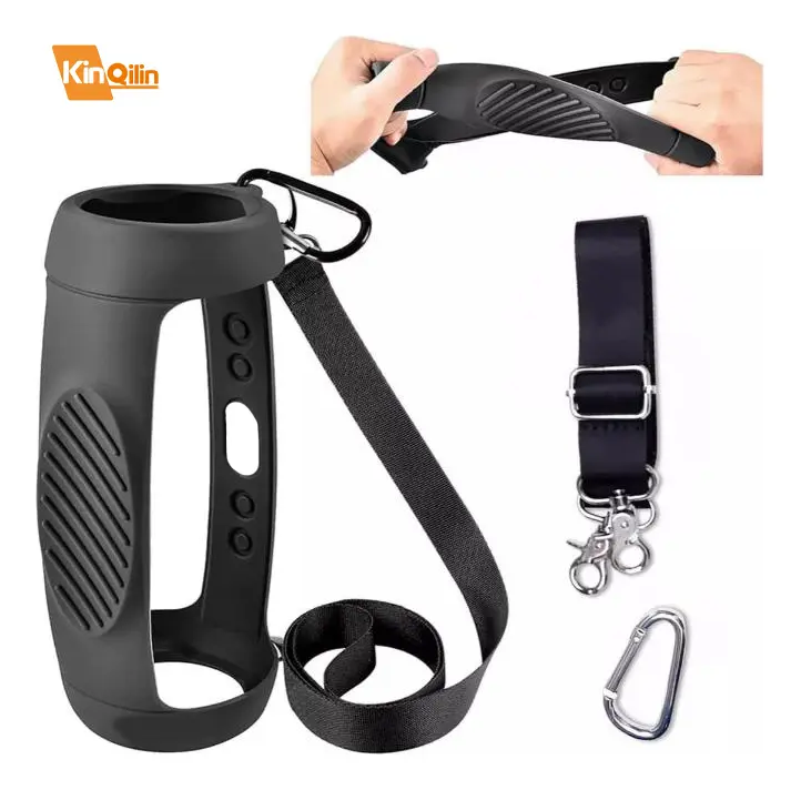 Funda Protectora De Silicona Para Bocina Para Jbl Charge 5 Negro