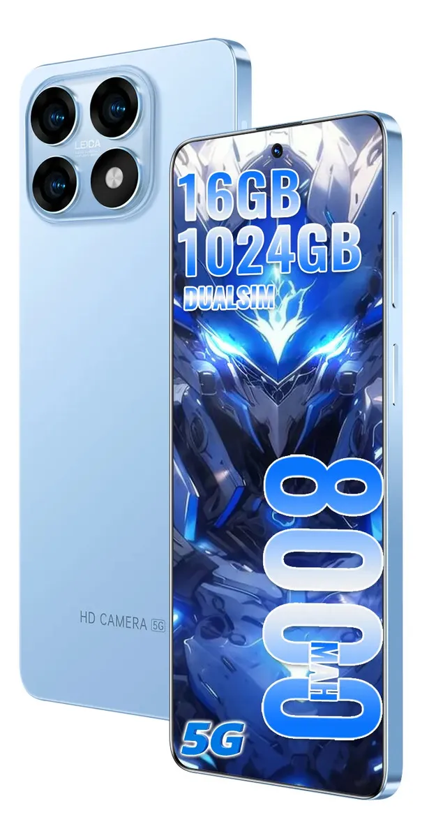 Rino 15 Pro Teléfono Dual Sim 1024gb+16gb Ram Red 5g 2026 Más Vendido Barato 8000 Mah Smartphone Android 14 Wifi Celular Desbloquea 6.95 Pulgadas