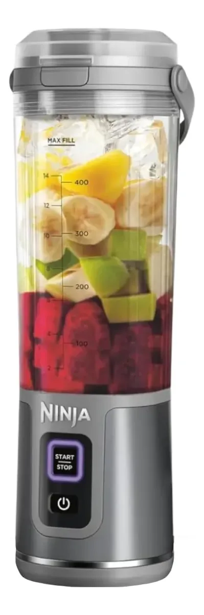 Licuadora Ninja Portatil Blender 18oz Gris Cl155gy (Reacondicionado)