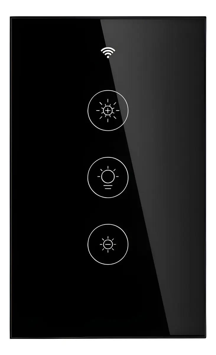 Dimmer Inteligente C2G Touch Wifi Negro Tuya Smart Life Alexa Google