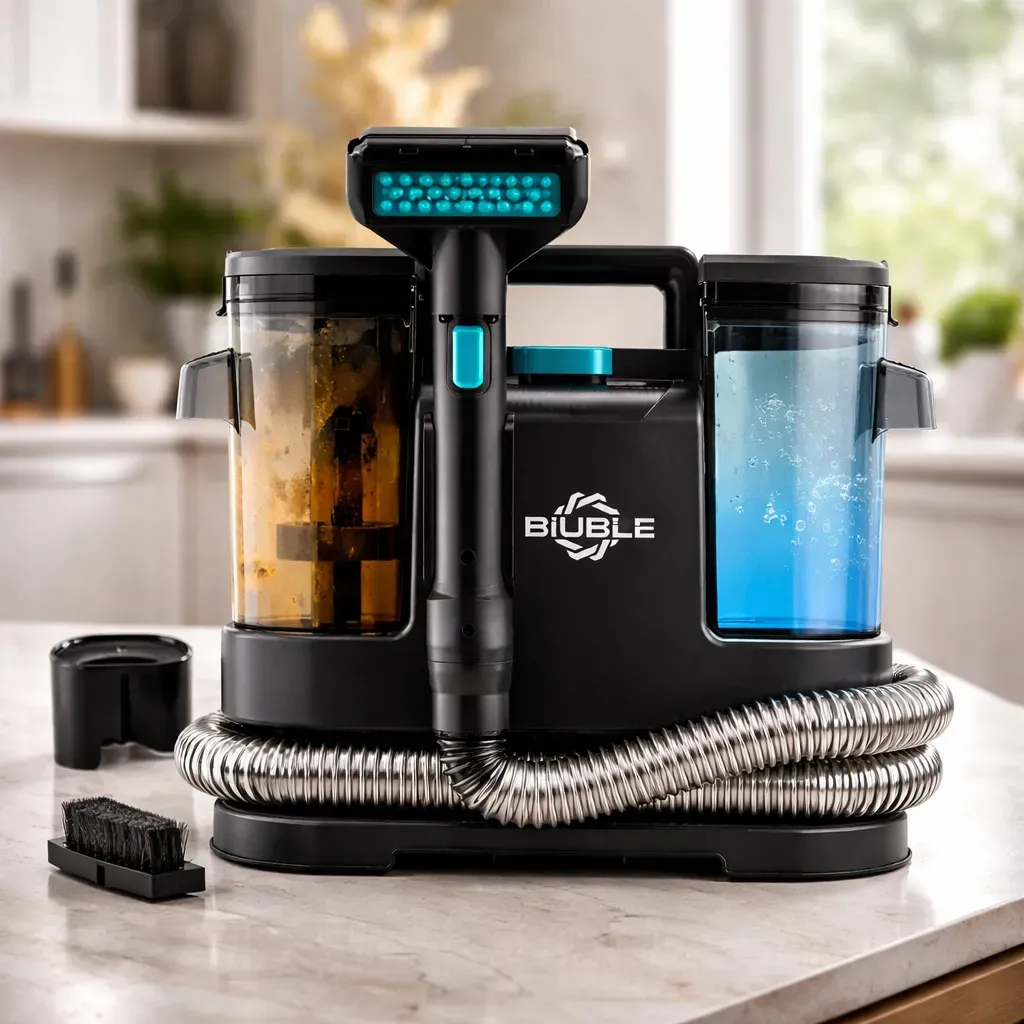 Aspiradora Limpiadora De Tapicería Portátil Para Hogar y Auto BIUBLE H6 Inyección y Succión 32kPa 1200W