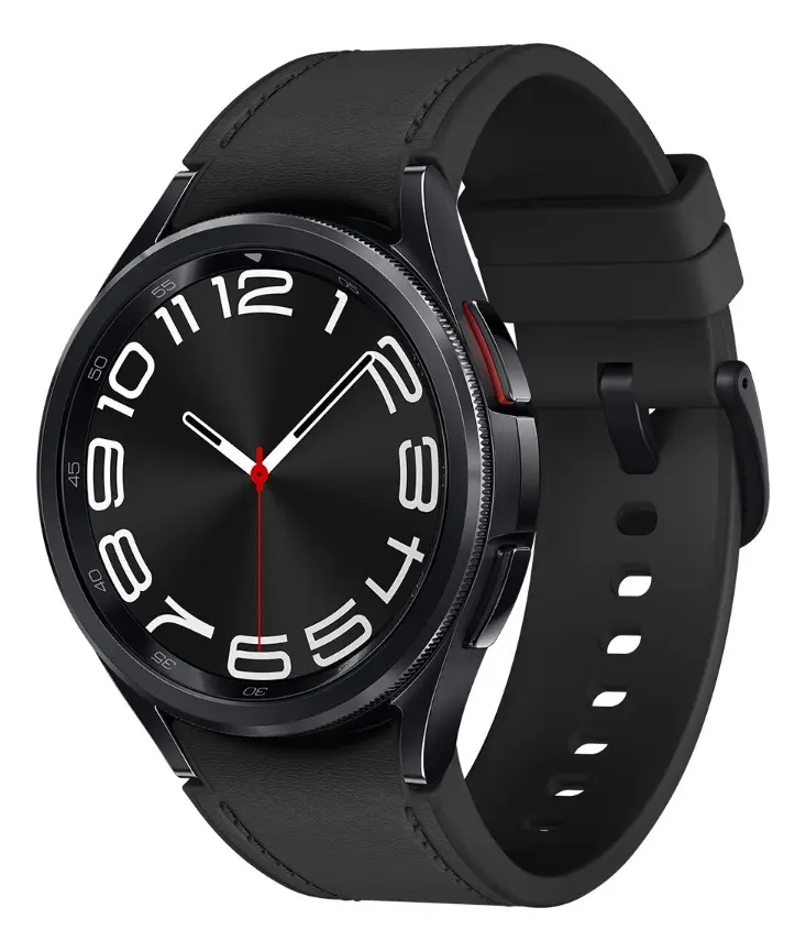 Smartwatch Samsung Galaxy Watch 6 Classic 43 Mm Negro Color de la caja Blanco Diseño de la correa Fluoroelastómero (Nuevo con caja abierta)