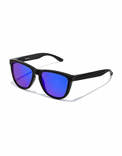 HAWKERS Lentes de Sol CARBON ONE para Hombre y Mujer, Raw Carbono/Azul Polarizado