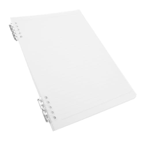 Operitacx Cuaderno De Multifuncional Anillas Libreta Para y Profesionales Para De y Organización Diaria Páginas Rayadas Cuadros