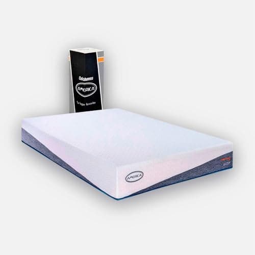 Dormimundo Colchón en Caja America Lucky de Espuma | Confort Medio Firme | Memory Foam | Elimina Puntos de Presion | 27 cm (Matrimonial)