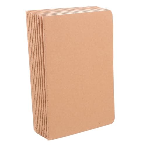 FUNNETOYU 10piezas Cuaderno De Notas Paquete De Bloc De Notas Rayado Para Escritura Diaria Para Estudiantes y Profesionales Para Organización De Ideas y Tareas