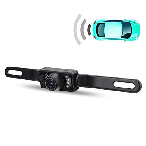 Cámara de visión trasera para coche con marco de matrícula LED impermeable HD, resolución HD de 648*488, ángulo de visión de 120 grados, clasificación de impermeabilidad IP67/IP68: mejora la seguridad al dar marcha atrás.