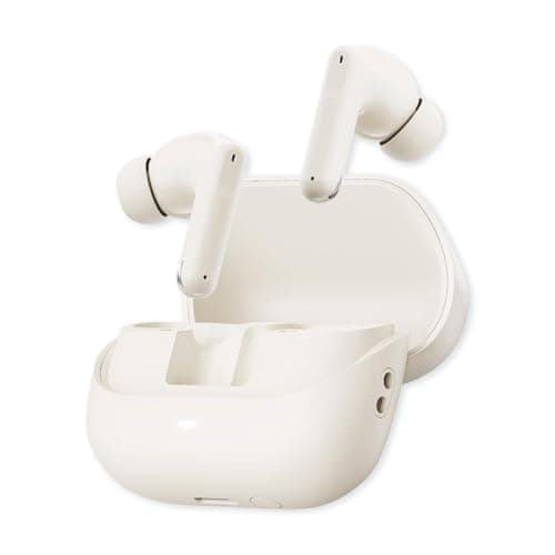 Akane Audífonos Inalámbricos Bluetooth 5.3 con Cancelación de Ruido Activa ANC 35 dB, ENC y Transparencia, Audio Ultra HD, Resistente a Salpicaduras, 6h de Batería y 24h con Base de Carga, TW900PRO