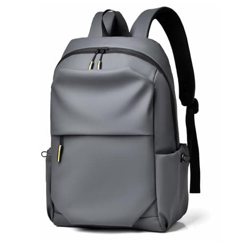 RFID Mochila de Viaje Impermeable, Mochila para Laptop Hombre,Gris