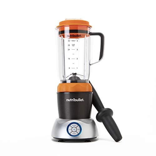 Nutribullet Select 2.0 1000 w Blender 9 Accesorios Original, Licuadora que Pica, Rebana y Tritura, con Vaso y Jarra para Sopas y Alimentos Calientes, Dos Velocidades