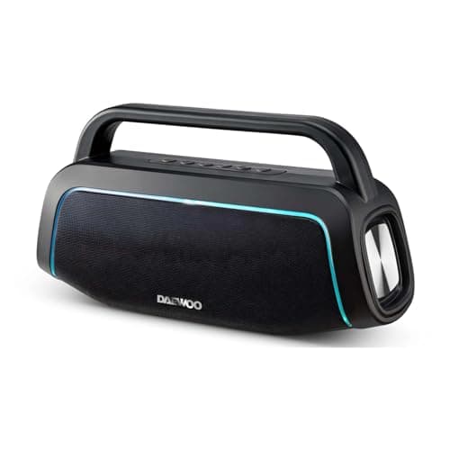Daewoo Bocina Bluetooth TWS Portátil Recargable Subwoofer Integrado