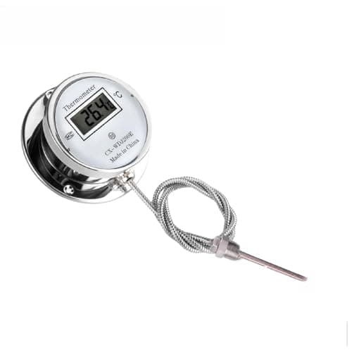 Termómetro digital CX-WDJ200E con sonda de acero inoxidable de alta precisión y sensor de temperatura de líquidos a prueba de agua.(10m M27-Thread)