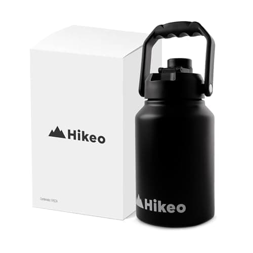 Hikeo Termo Extra Grande para Agua de Acero Inoxidable 128 oz (3.8 L)