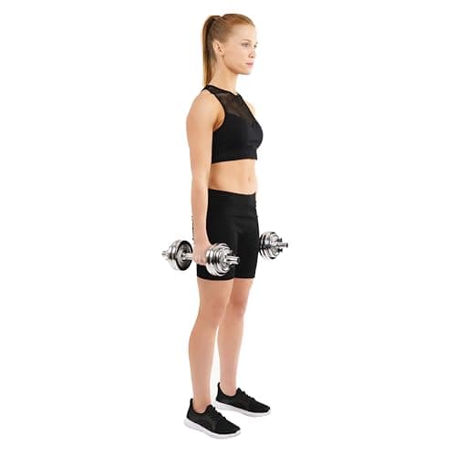 Sunny Health & Fitness set mancuernas ajustables 15 kg c/estuche