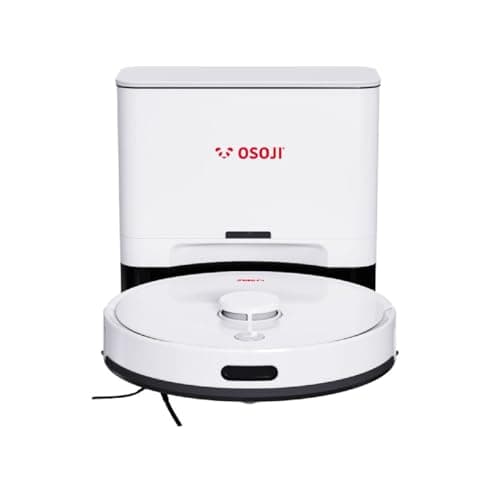 OSOJI D1000 Pro | Robot Aspiradora y Trapeador con Autovaciado | 3000 Pa de Succión, WiFi | Ultrasilenciosa | 90 Días de Capacidad | Control por App y Alexa | Robot Aspirador Inteligente