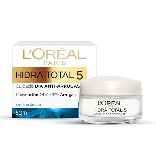 L'Oreal Paris, Crema De Día Anti Arrugas Hidra Total 5 Con Colágeno, 50Ml