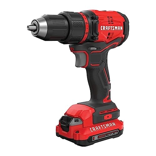 CRAFTSMAN V20 - Kit de taladro/destornillador inalámbrico, sin escobillas (CMCD710C1)