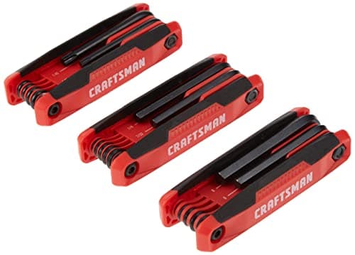 CRAFTSMAN CMHT26004 - Juego de llaves hexagonales (25 llaves, 3 unidades)