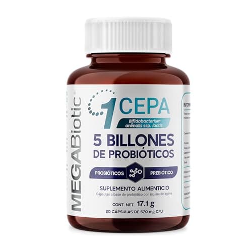 MegaBiotic Suplemento Probióticos Slim Edition, Envase con 30 Cápsulas