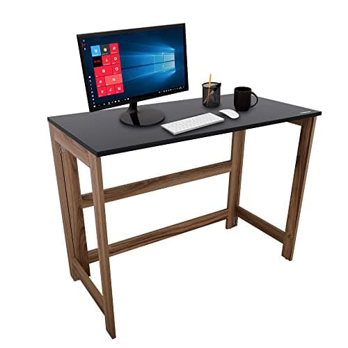 Redlemon Escritorio Plegable de Madera para Computadora, Sin Ensamblaje