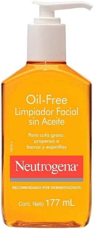 Neutrogena Limpiador Facial Oil Free Sin Aceite 177 ml
