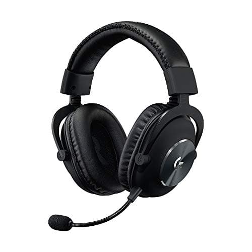 Logitech G Pro X Audífonos Gaming con Cable y Micrófono Blue Vo!CE, DTS Headphone:X 7.1, Controladores Pro-G de 50 mm, Sonido Surround 7.1 para Esports, para PC/PS/Xbox/Nintendo Switch - Color Negro