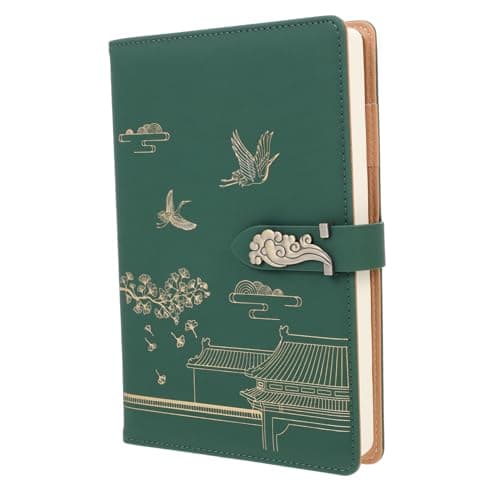 HOMSFOU Cuaderno Ciudad Prohibida De Pu Retro Para De Hombres Cuaderno De Oficina y Estudiantes De Notas Para Conferencias