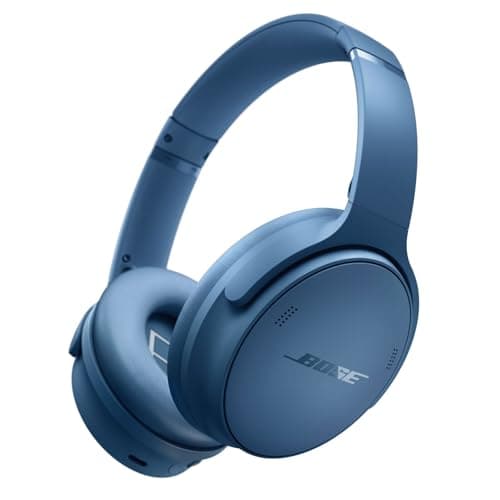 Bose Audífonos inalámbricos con cancelación de Ruido QuietComfort, audífonos externos Bluetooth con hasta 24 Horas de duración de la batería, Azul Atardecer