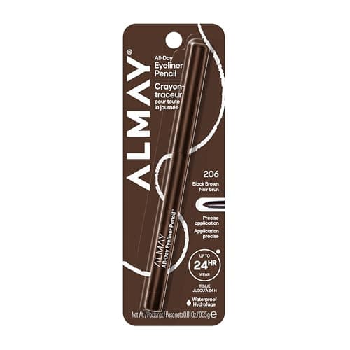 Almay Eyeliner Pencil, Black Brown [206], 0.01 Ounce