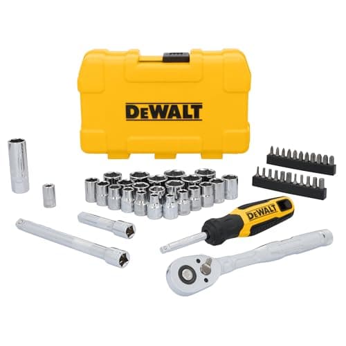 DEWALT (DWMT45423) - Juego de herramientas mecánicas de 3/8 pulgadas, 50 piezas