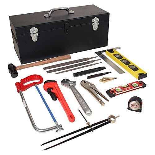 Urrea 98163 Juego básico industrial para pailero, 17 piezas con caja D7C20