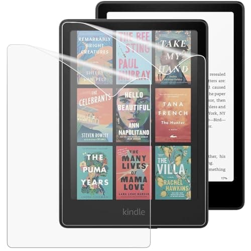 HASTHIP ZORBES® Protector de Pantalla Compatible con Kindle Paperwhite 12th Gen 2024, Pack de 2 Protectores para E-Reader de 7'', Pet Mate Antirreflejos HD con Instalación sin Burbujas