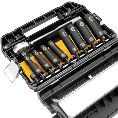 DEWALT DW22812 Juego de conexiones IMPACT READY de 10 piezas de 1/2 pulgada (1,27 cm)
