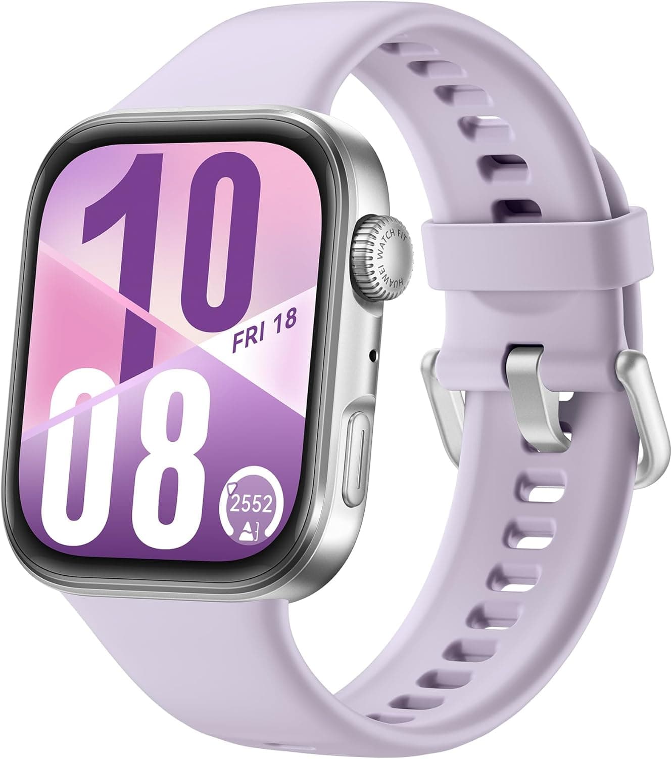 HUAWEI Watch FIT 4 Smartwatch con GPS, Pantalla de 1.82", 100+ Modos Deportivos, Rastreador de Fitness con SPO₂, Asistente de Bienestar Emocional, hasta 10 días de Batería, iOS & Android, Morado