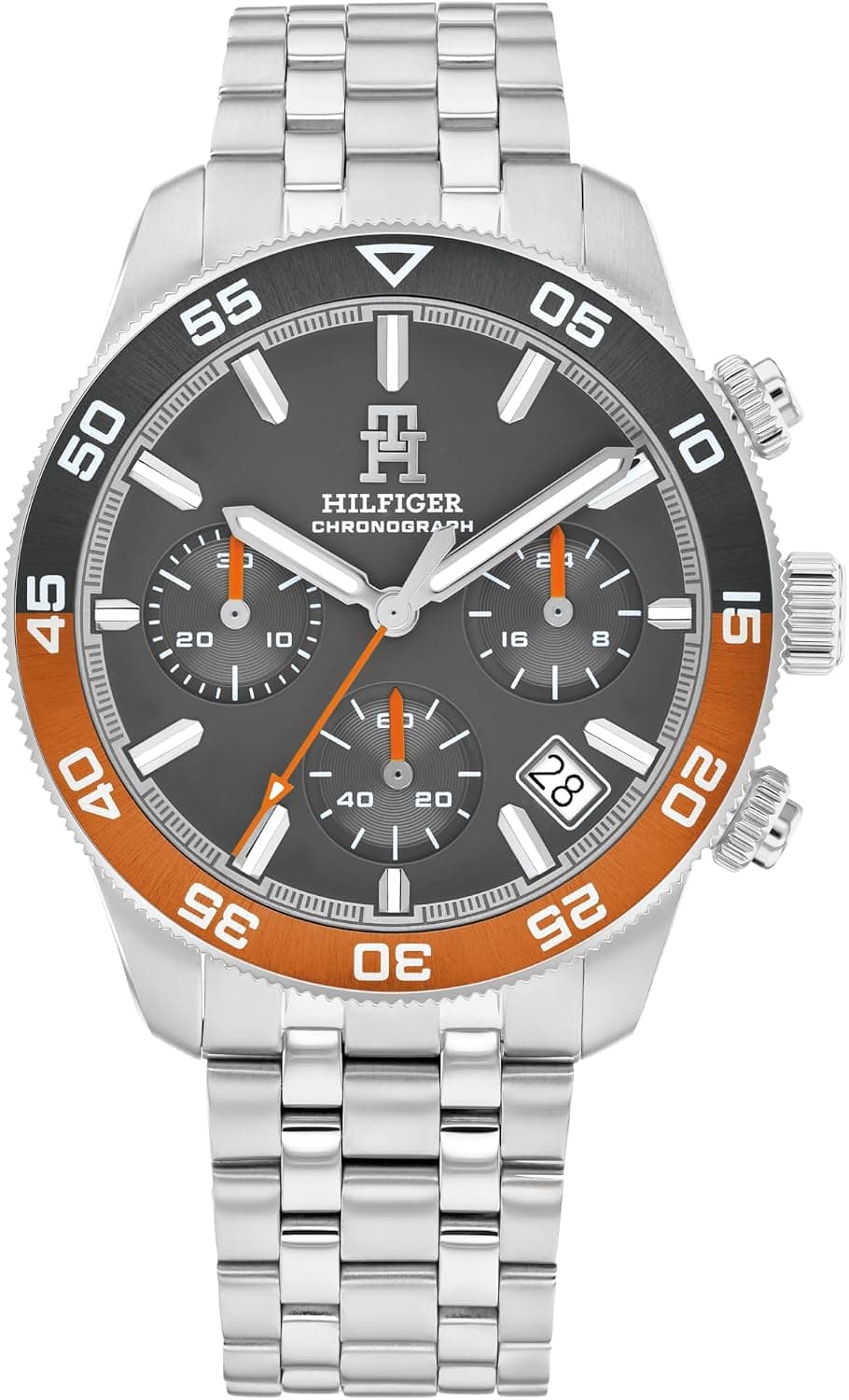 Tommy Hilfiger | Reloj para Hombre Th85 plata 41.00mm brazalete