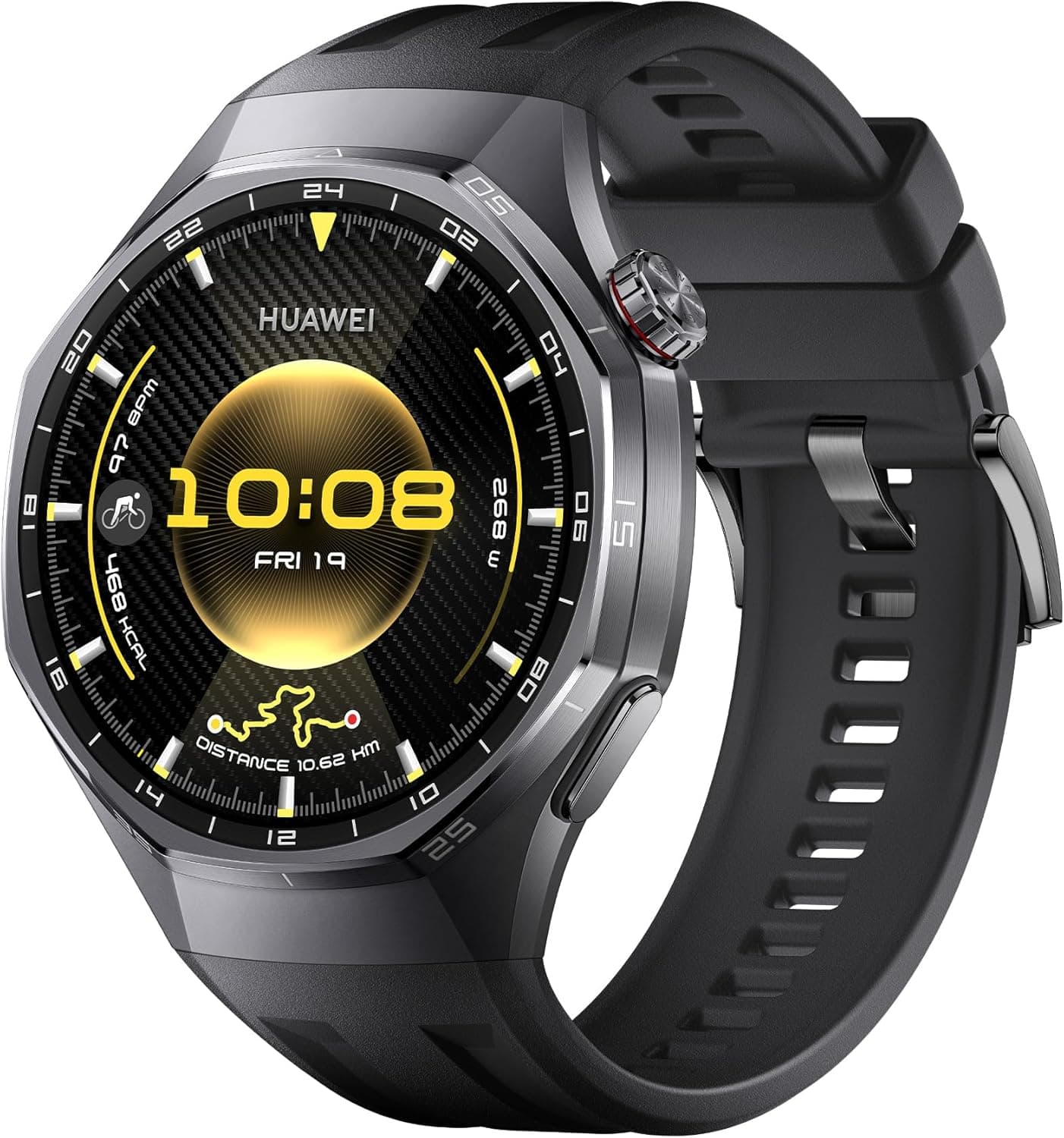 HUAWEI Watch GT 6 Pro Smartwatch 46mm Reloj Inteligente Hombre, 1.47''AMOLED Pantalla, 21 Días de Batería, Ciclismo, GPS, NFC, ECG, SpO2, Compatible con iOS y Android