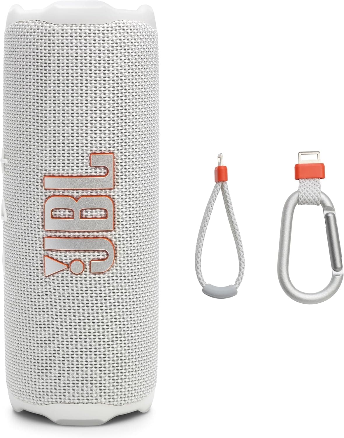 JBL Flip 7 Bocina Portátil Bluetooth, Batería Integrada, Resistente al Agua - Blanco