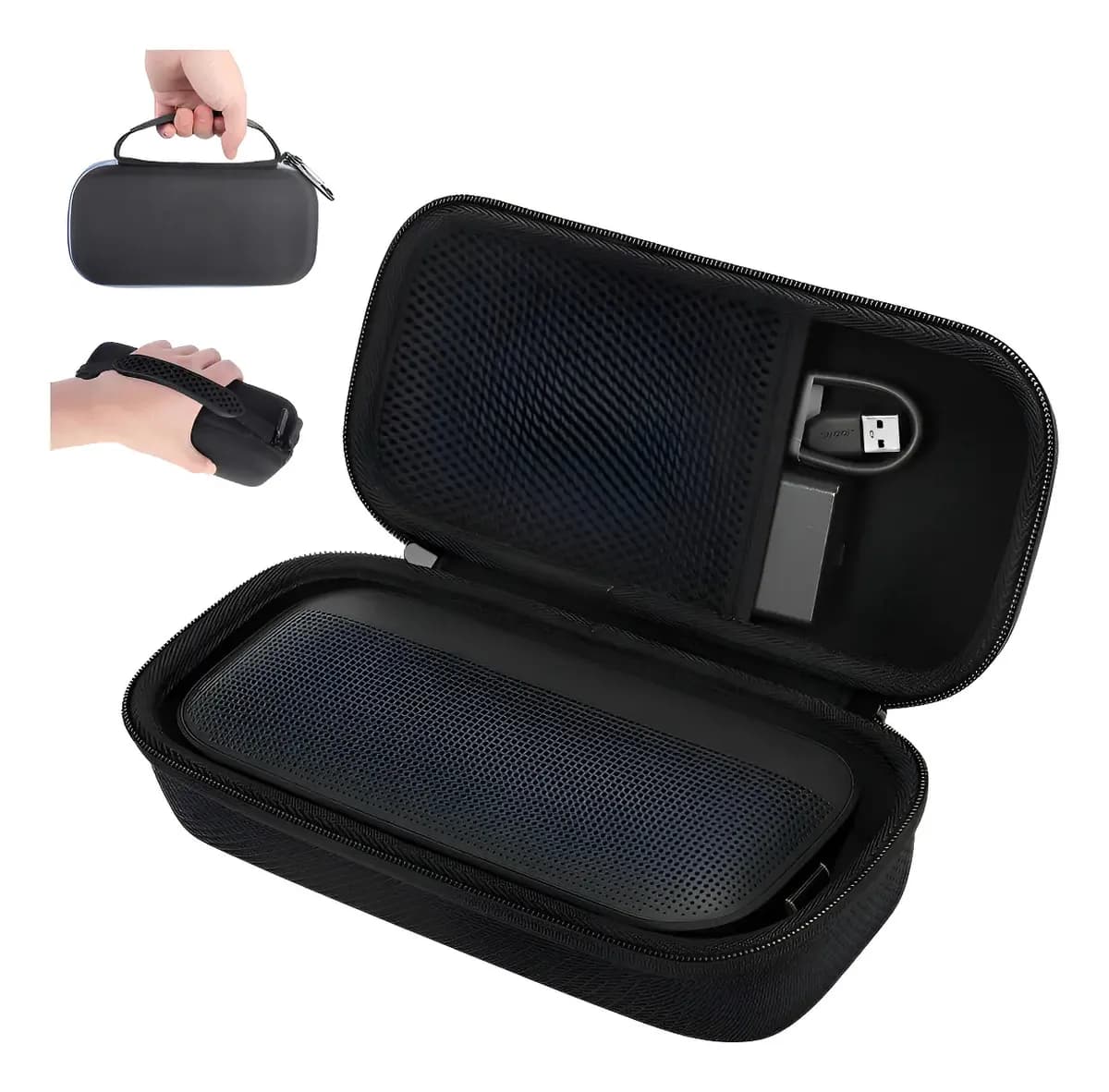 Estuche Protector Para Bocina Para Bose Soundlink Flex Eva Negro